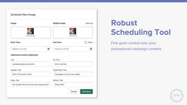 Otto ‑ Image Scheduler