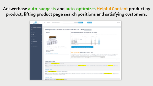 Product Page SEO ‑ Answerbase