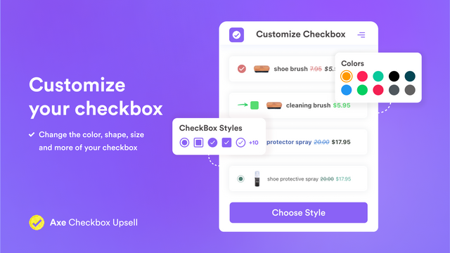Axe Checkbox Upsell Order Bump