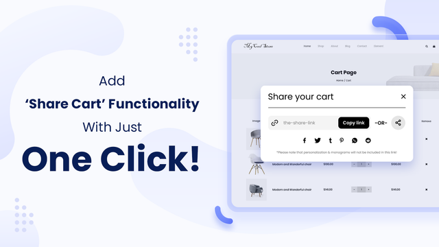 Bevy Share Cart ‑ Social Link