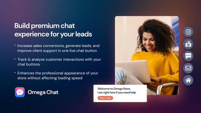 Omega: WhatsApp Chat Form