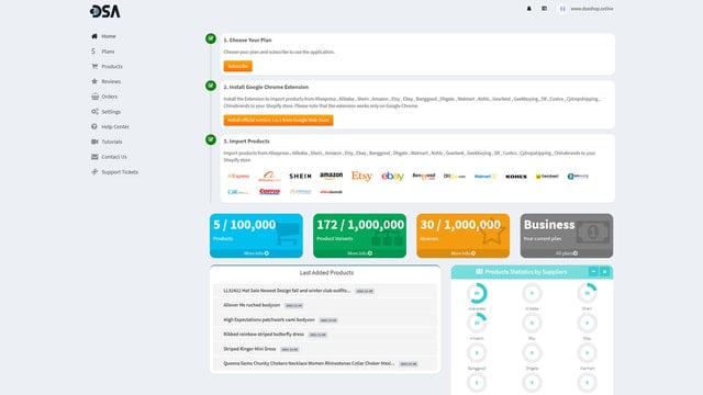 DSA: Product & Review Importer