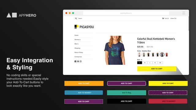 Cart Animator & Button Style
