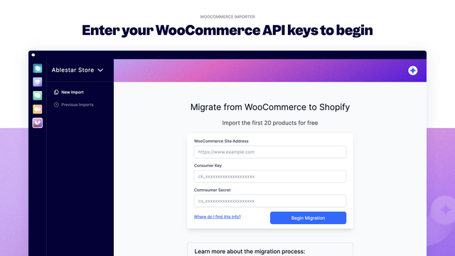 Ablestar WooCommerce Importer