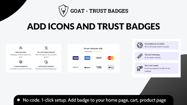 Goat ‑ Trust Badges and Icons
