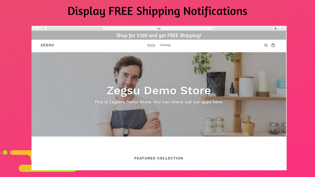 Sticky Header Bar ‑ Top Bar