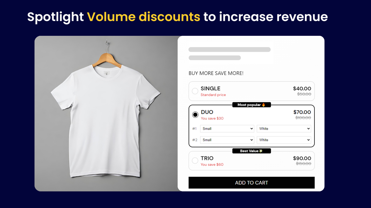 BOGO Bundle Quantity Breaks