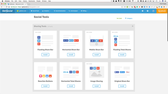 GetSocial: Sharing & Analytics