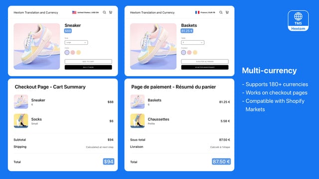 Hextom: Translate & Currency