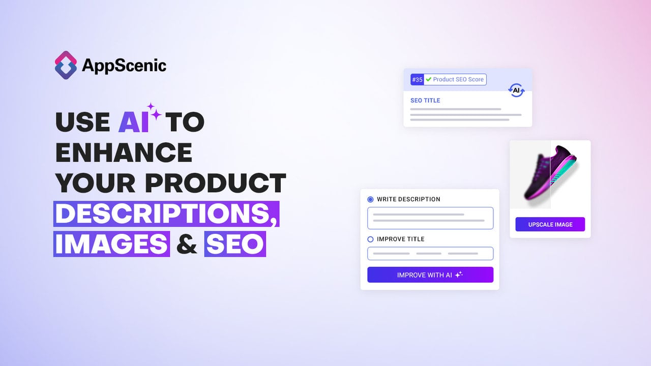 Use Appscenic, the number one AI dropshipping app: improve SEO