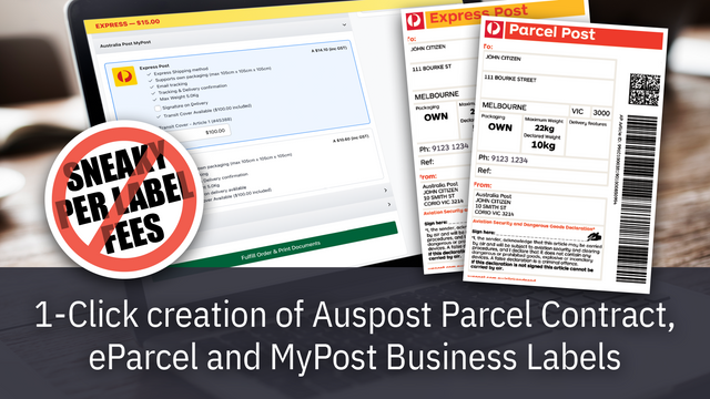 Koi ‑ Auspost Labels Automated