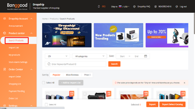 Banggood‑Dropshipping App