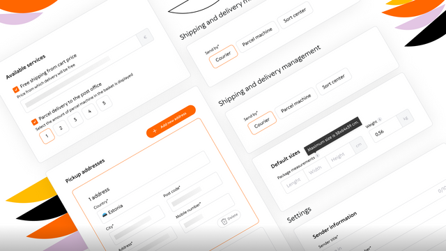 Omniva shipping