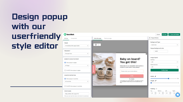 BM: Email Pop Ups & Exit Popup