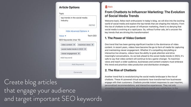Vulpine AI: SEO Blogs & Images