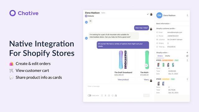 Chative ‑ Live chat & Chatbot