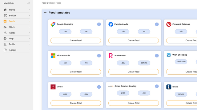 Feed Donkey ‑ Shopping Feeds