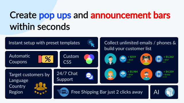 Pop‑Up Hero: Pop Ups & Banners