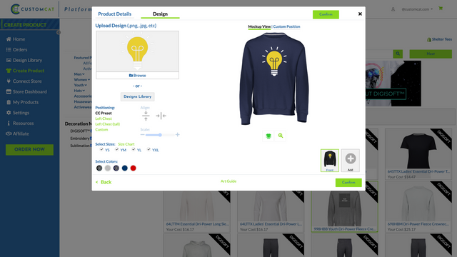 CustomCat: Print on Demand
