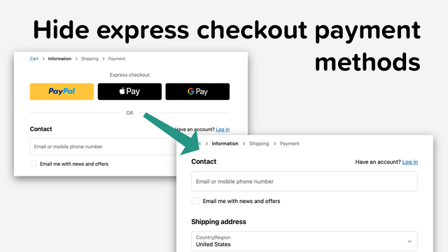 Yagi Express Payment Hider