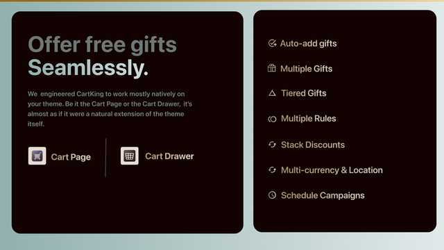 CartKing ‑ Auto Add Free Gifts