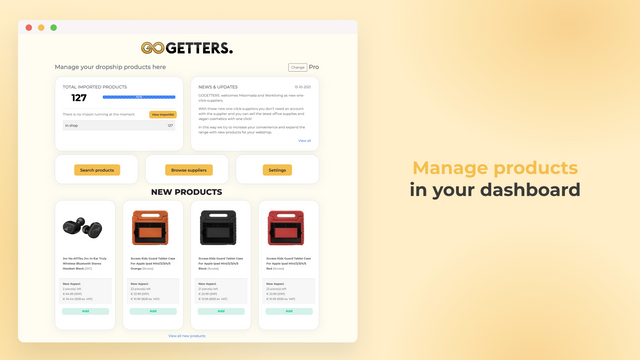 GOGETTERS EU Dropshipping