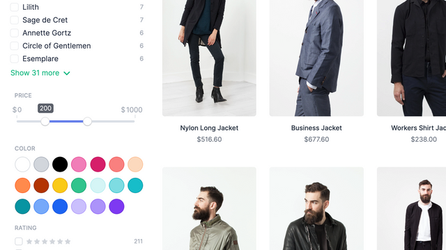 Product Search & Merchandising