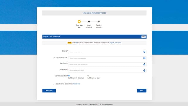 CedCommerce Sears Integration