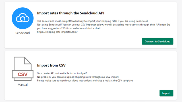 Toolify Shipping Rate Manager