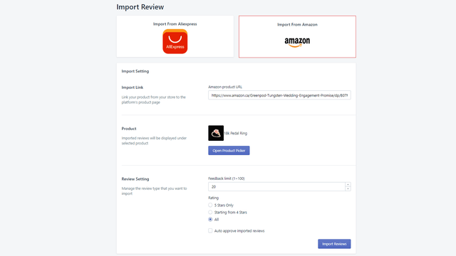 Magic Review Importer