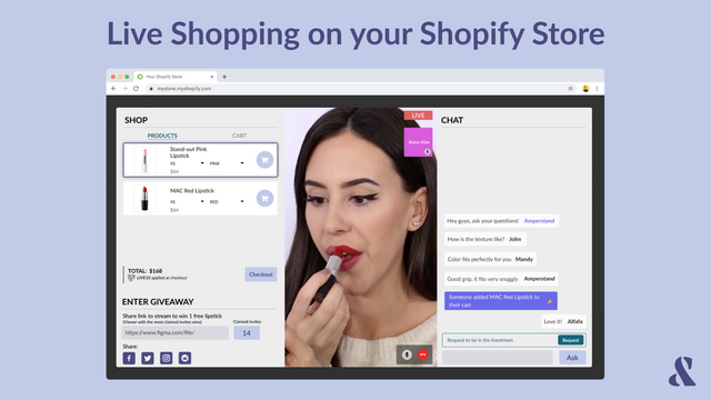 Live Shopping by Amperstand