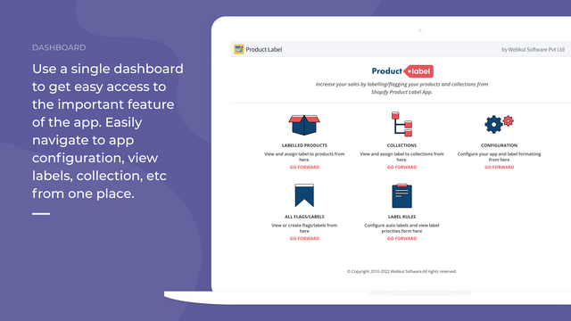 Webkul Product Label