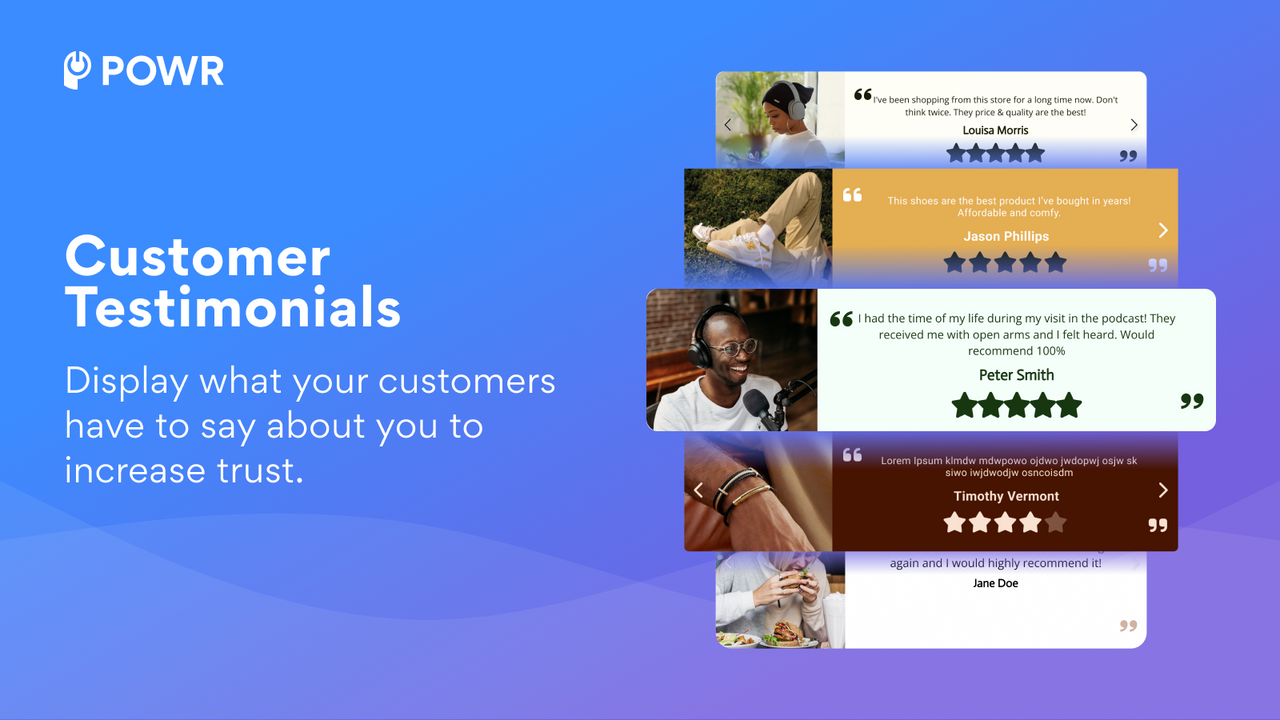 POWR: Customer Testimonials
