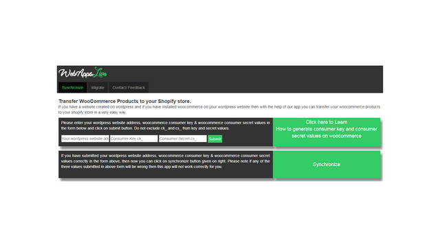 WebAppsLive ‑ WOO Migrator
