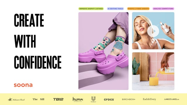 soona: Product Photos, AI, UGC