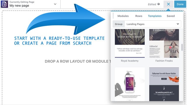 Page Builder & PRO page editor