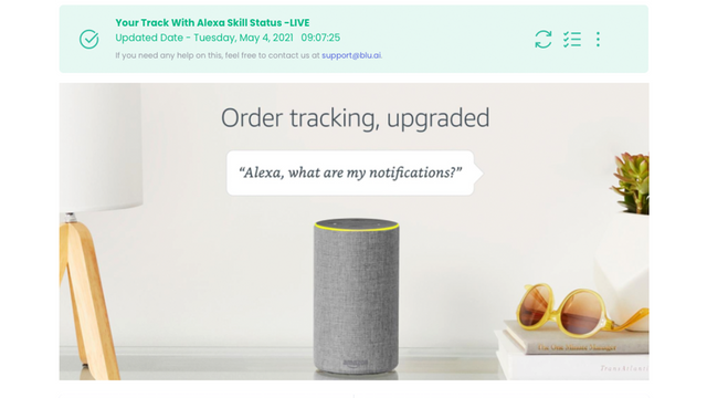 Blutag: Alexa Notifications
