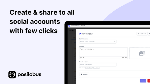 Pasilobus Social Autopilot
