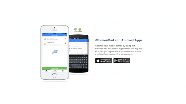 Formilla Live Chat + Chatbot