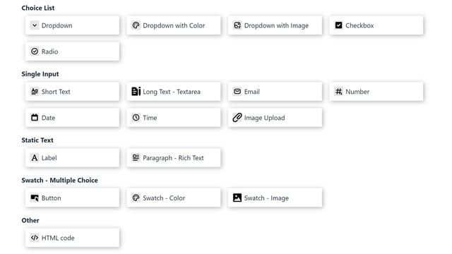 EZ Product Options & Variants