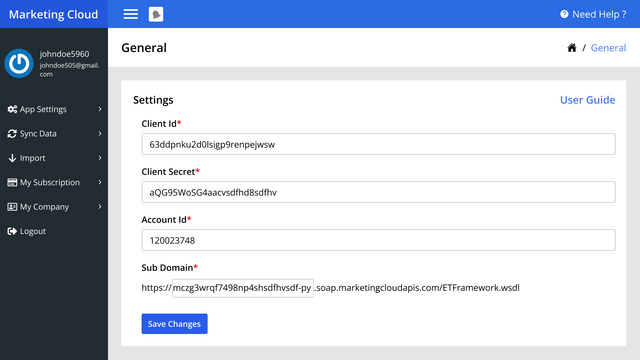 Webkul: Sync Marketing Cloud