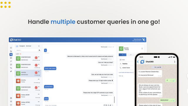 Chat360 WhatsApp Commerce
