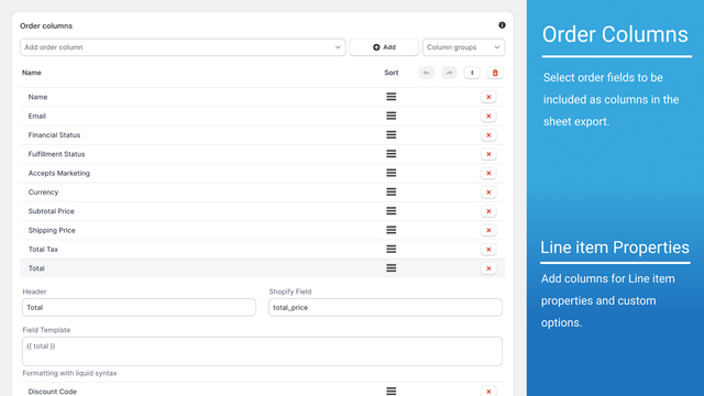 Cloud Order Export & Sync