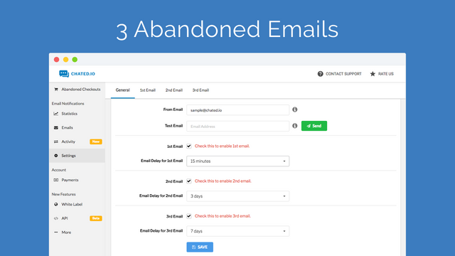 Chated Cart Email Recovery