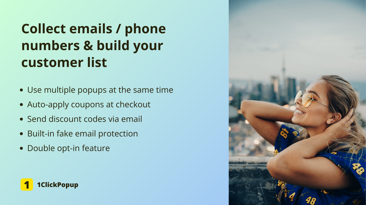 1Click Popups & Email Pop Ups