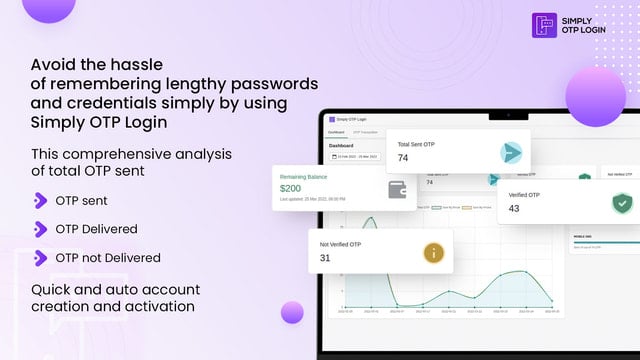 Simply OTP Login & Notify PRO