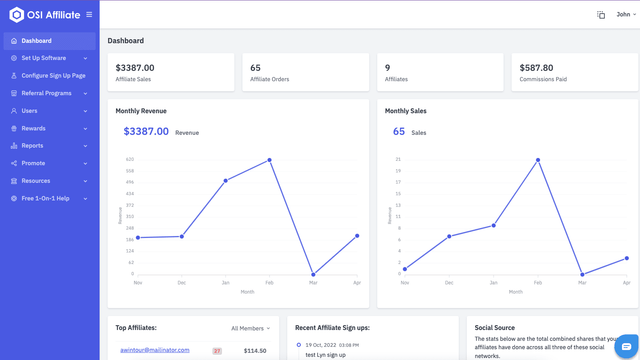 Omnistar Affiliate Software