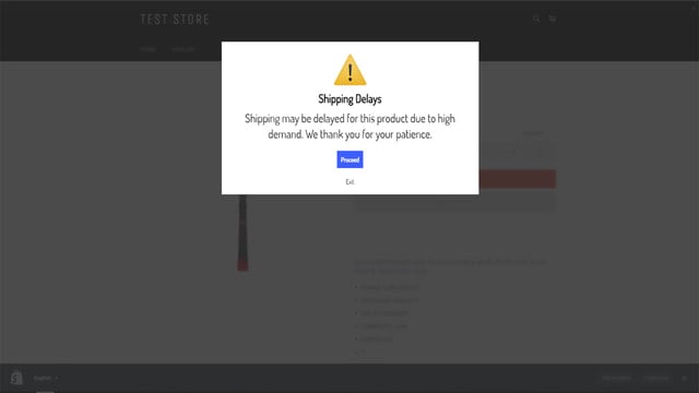 Ultimate Product Warning