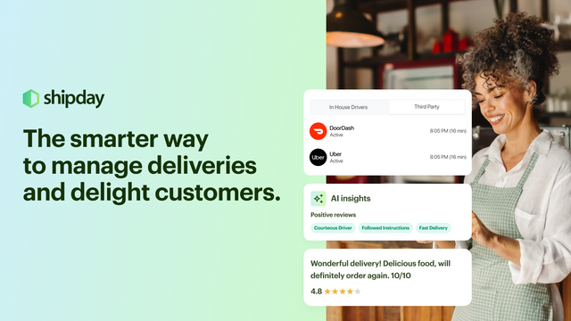 Shipday Local Delivery App