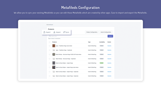 CrawlApps Custom Metafields